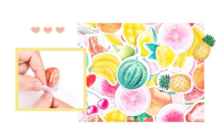 Thumbnail: fruit jar mo-card cartoon shapes stickers