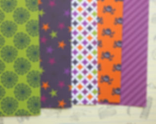 set 03 spookalicious halloween printed card stock