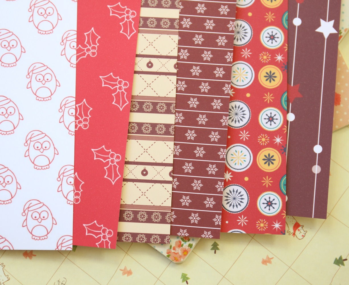 set 03 christmas mix cartoon printed card stock