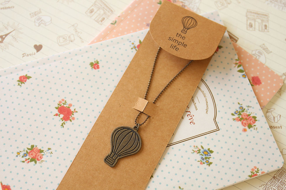 Thumbnail: simple life vintage style novelty necklace
