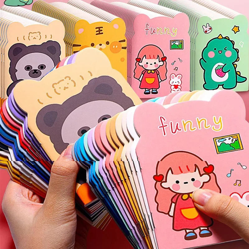 Thumbnail: cute cartoon shape small notebooks