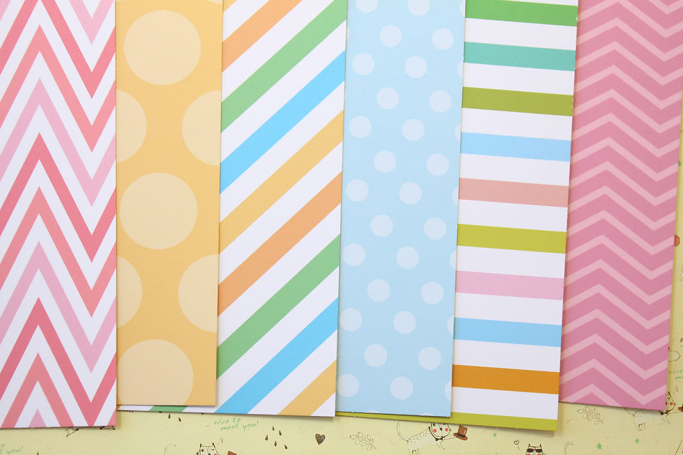 set 02 candy art mix printed card stock