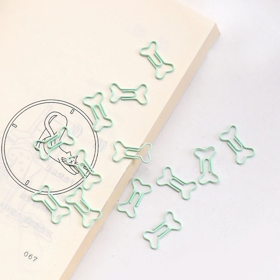 Thumbnail: mini dog bone paper clips