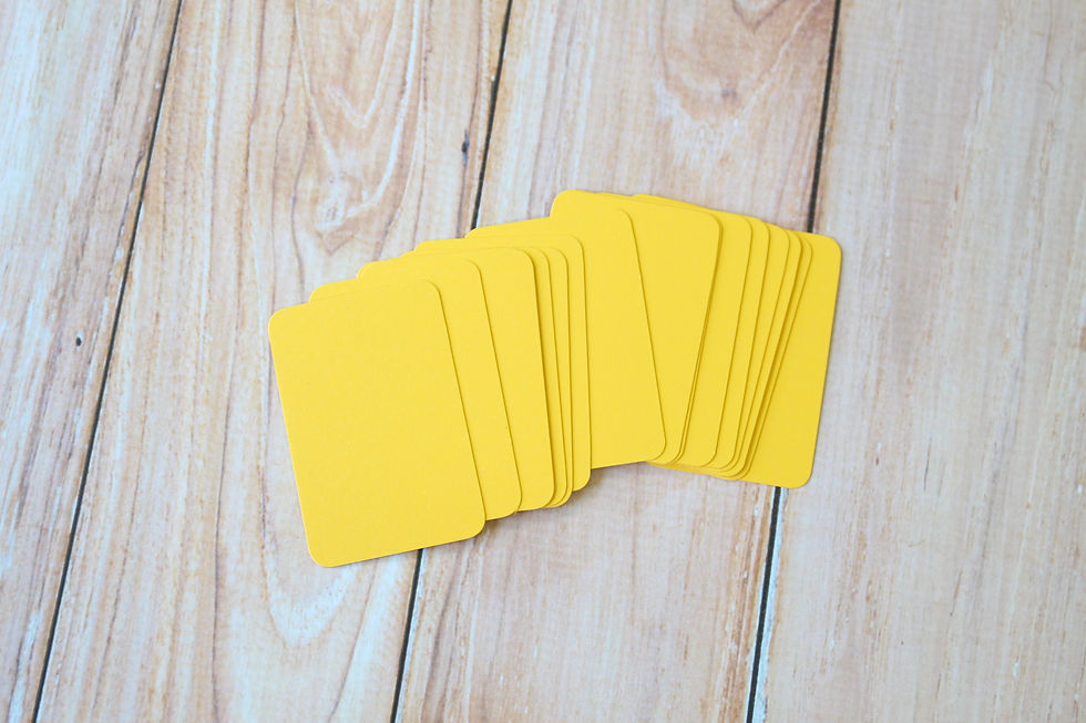 sunflower yellow vintage series blank business cards