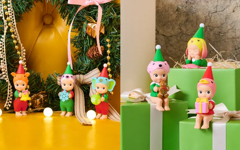 Thumbnail: sonny angel doll santa's little helper series