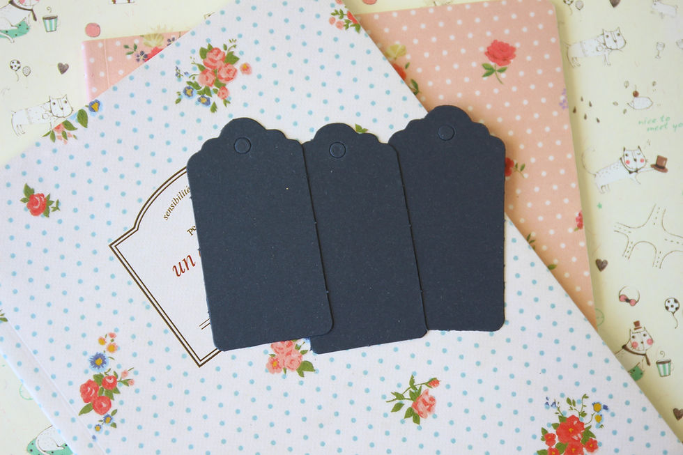 Thumbnail: vintage series medium scallop swing tags