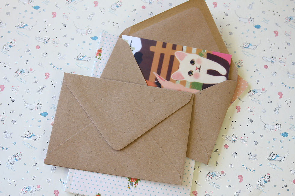 Thumbnail: plain kraft brown c6 banker envelopes