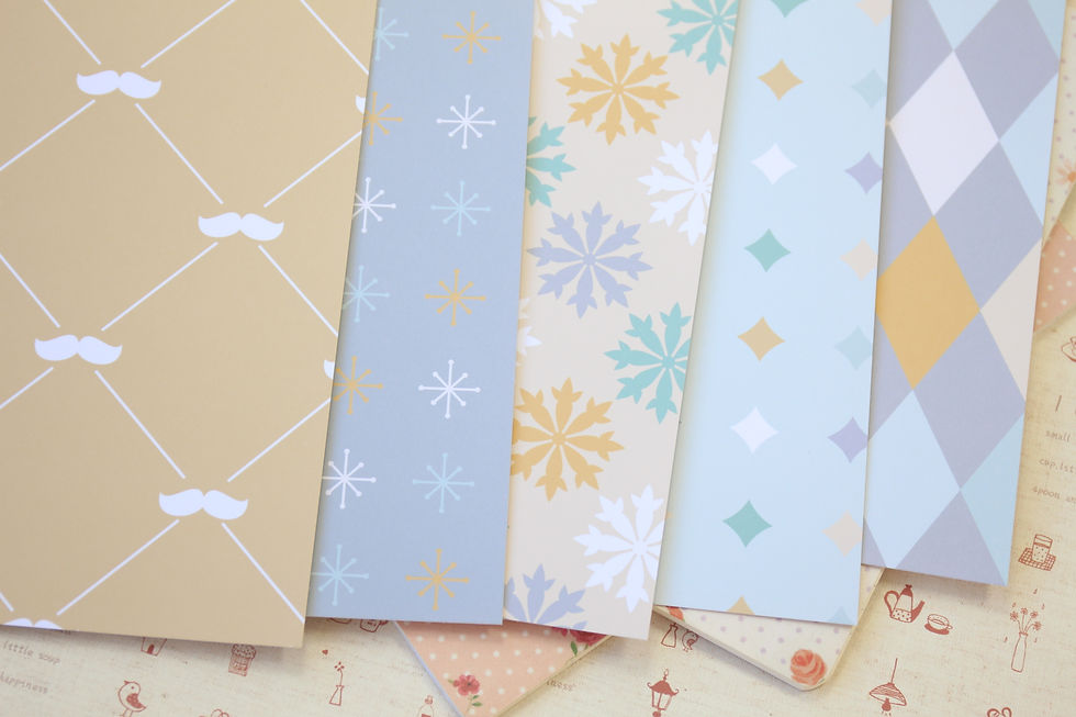 Thumbnail: set 02 vintage christmas mix cartoon printed card stock