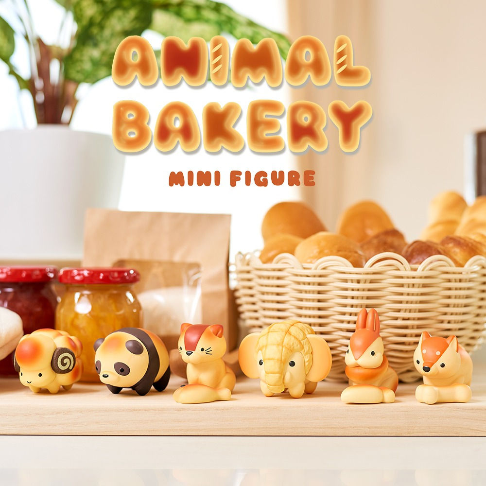 animal bakery mini figure dolls