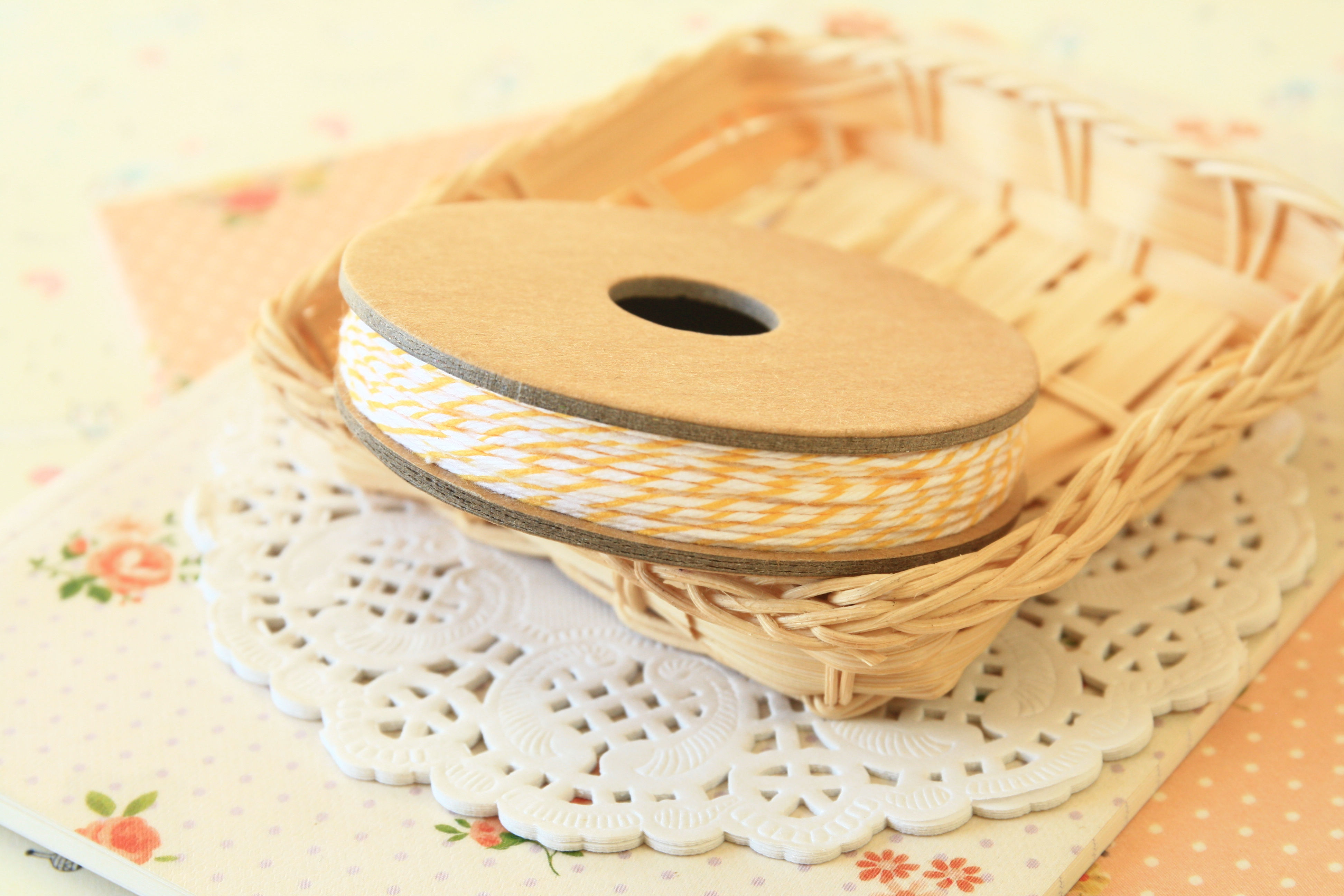 lemon yellow divine twine bakers twine 20yd reel