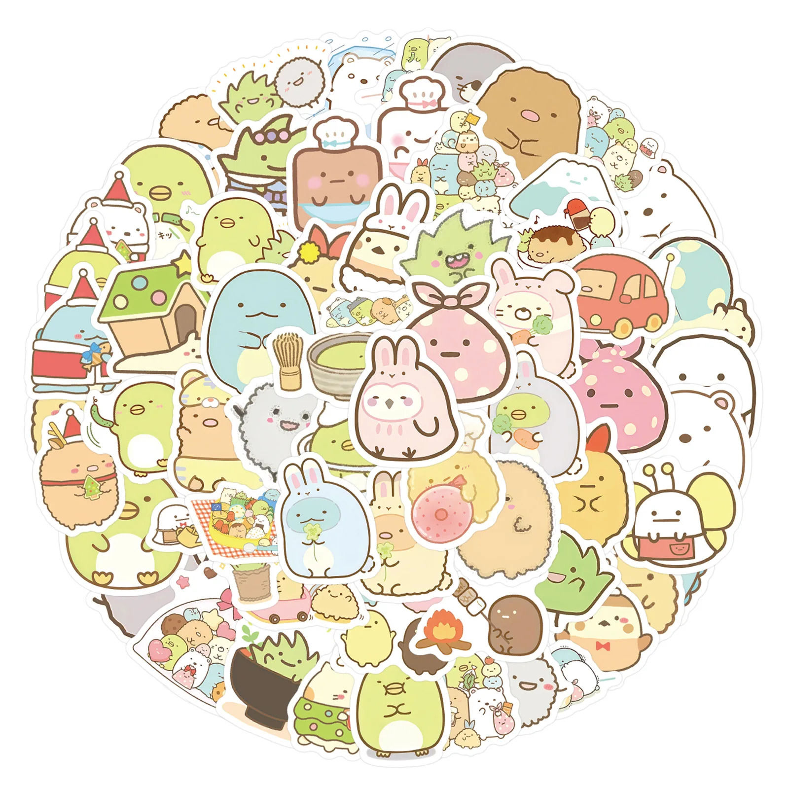 corner critters sumikkogurashi animals large cute cartoon stickers