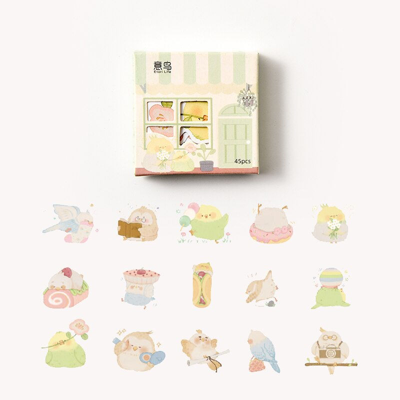 Thumbnail: little house mini animals etari cartoon stickers