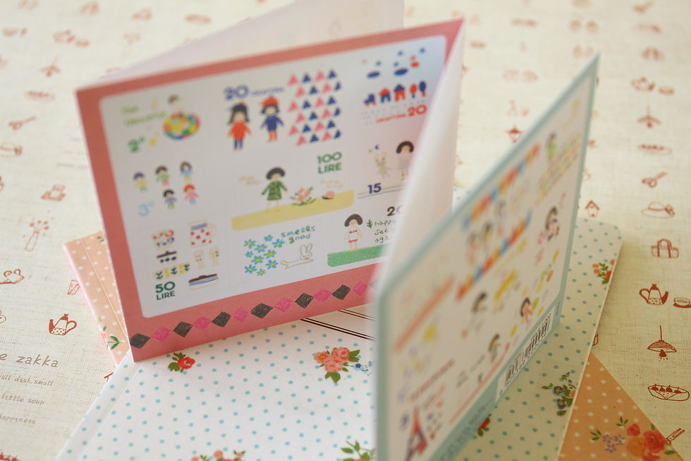 Thumbnail: 7321 okaytina cartoon stamp stickers ver 02