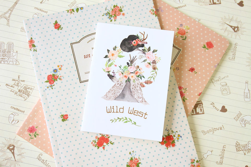 Thumbnail: wild west mini cartoon notebook