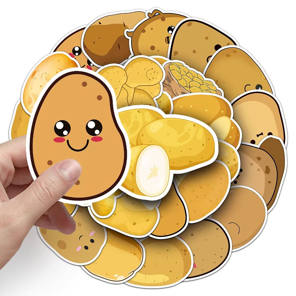 Thumbnail: cute potato large cartoon stickers