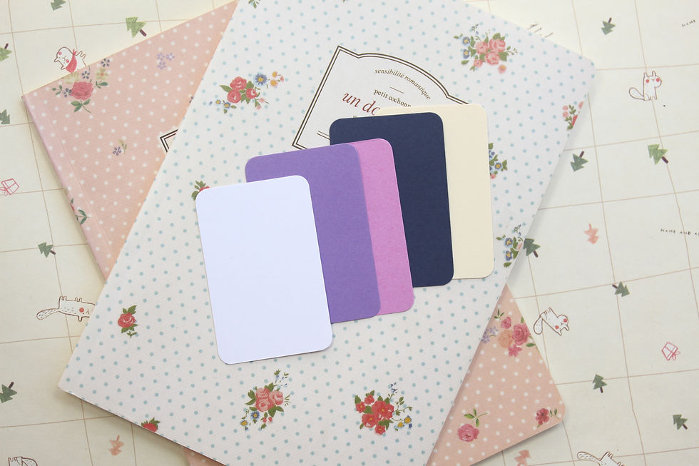 Thumbnail: love mix craft style colour business cards