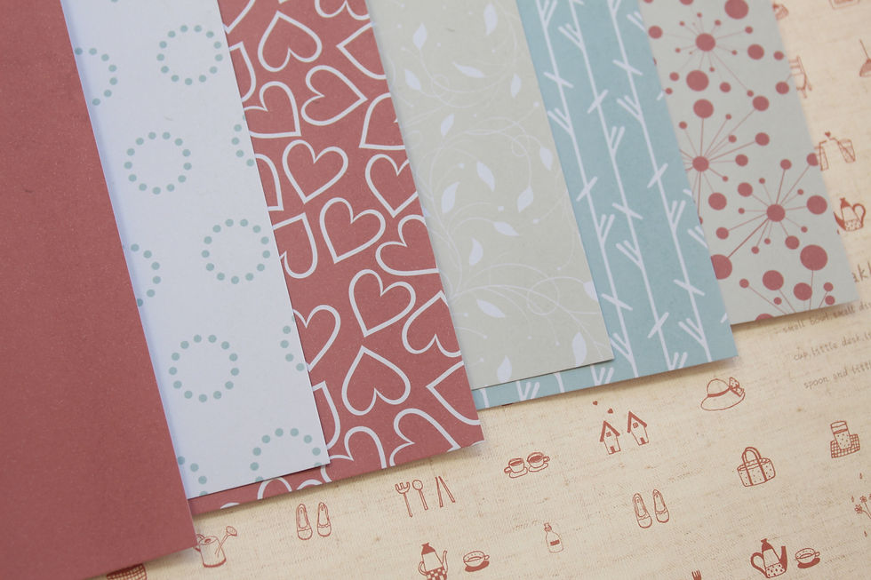 Thumbnail: set 02 sleigh ride mix printed card stock