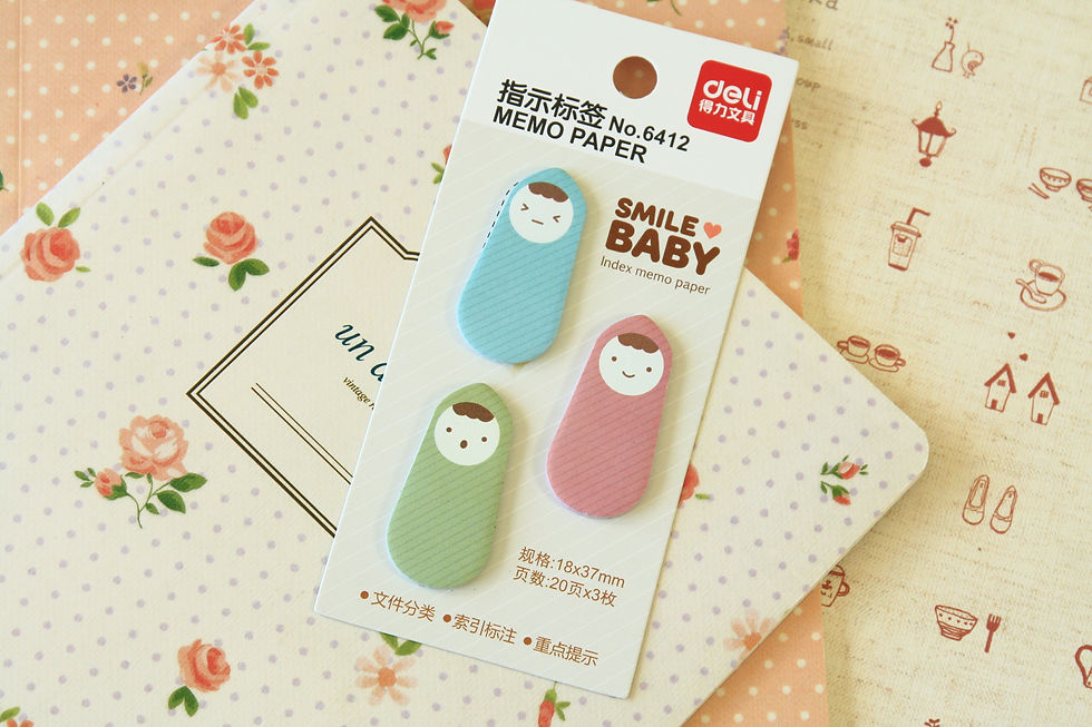 Thumbnail: smile baby matryoshka babushka cartoon sticky notes