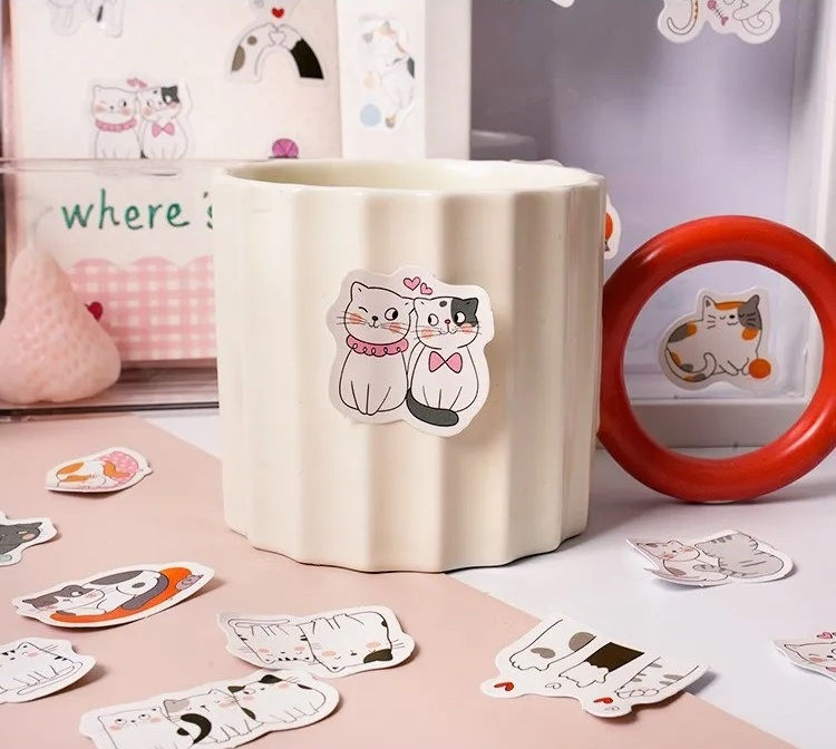 Thumbnail: cute cats etari life cartoon shapes stickers