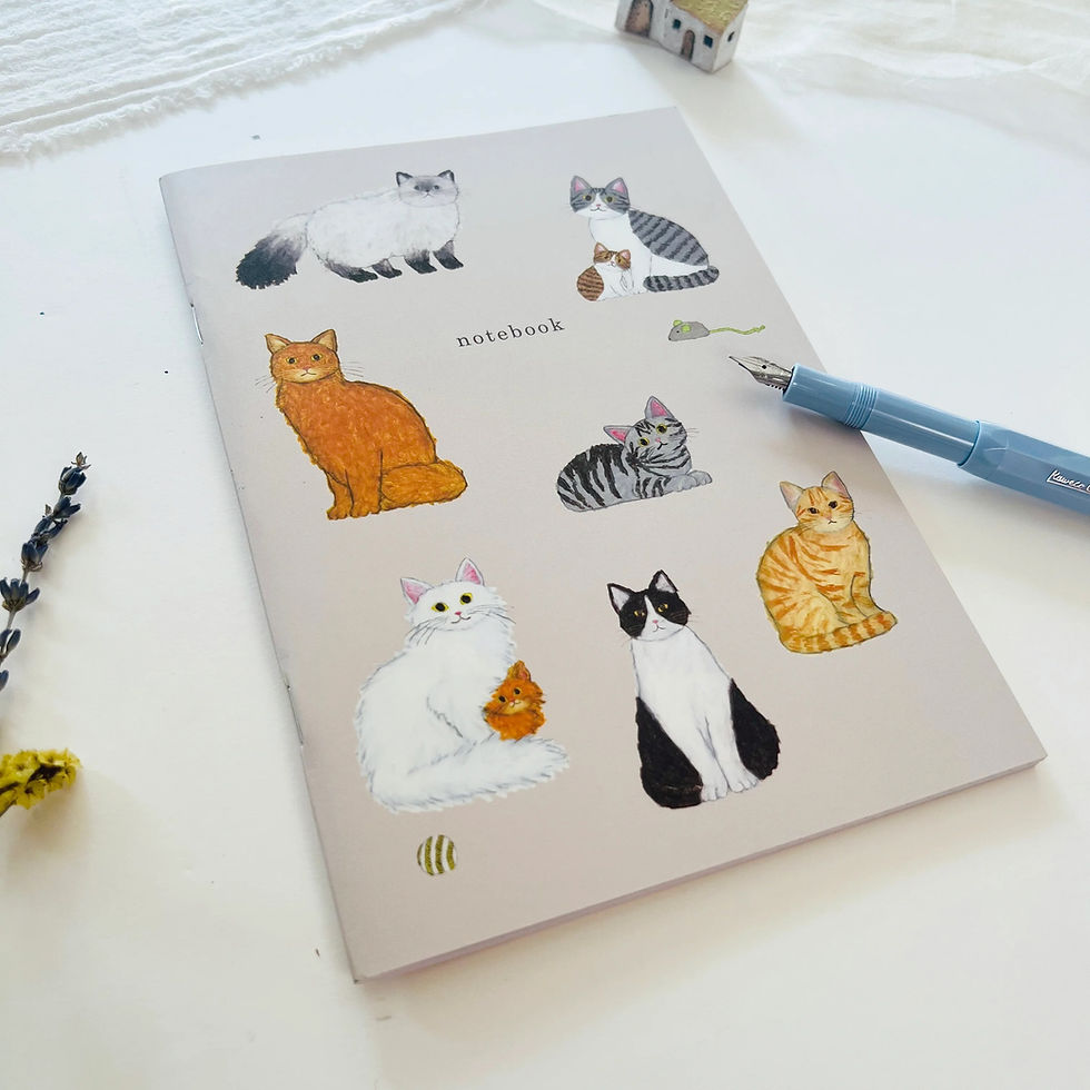 Thumbnail: yusuke yonetzu cats notebook