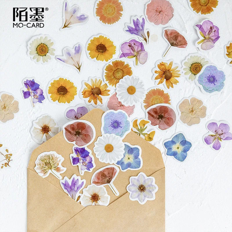 Thumbnail: autumn flower mo-card deco stickers
