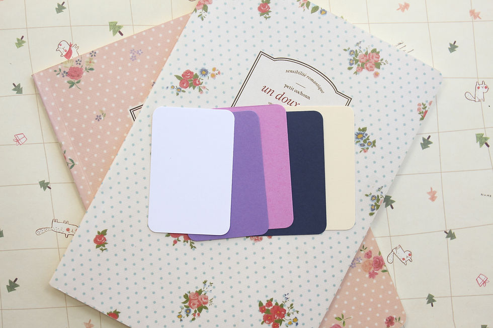 Thumbnail: love mix craft style colour business cards
