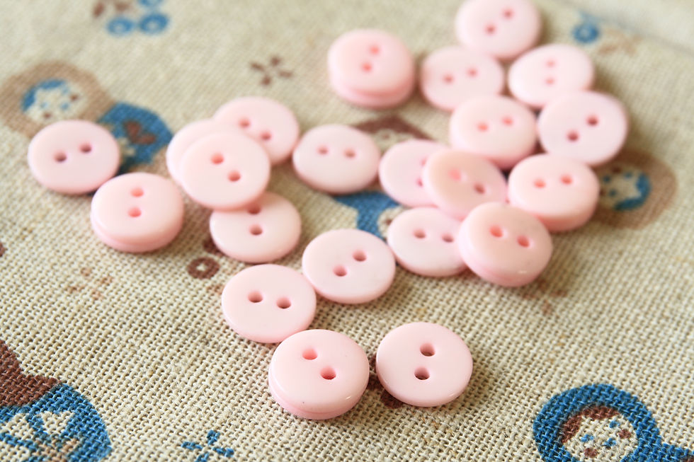 Thumbnail: resin candy colour mini buttons set