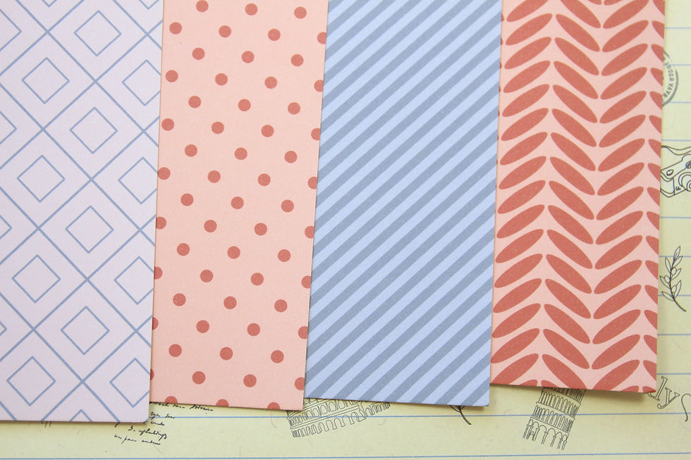 set 02 foggy morning mix printed card stock