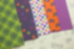 Thumbnail: set 03 spookalicious halloween printed card stock
