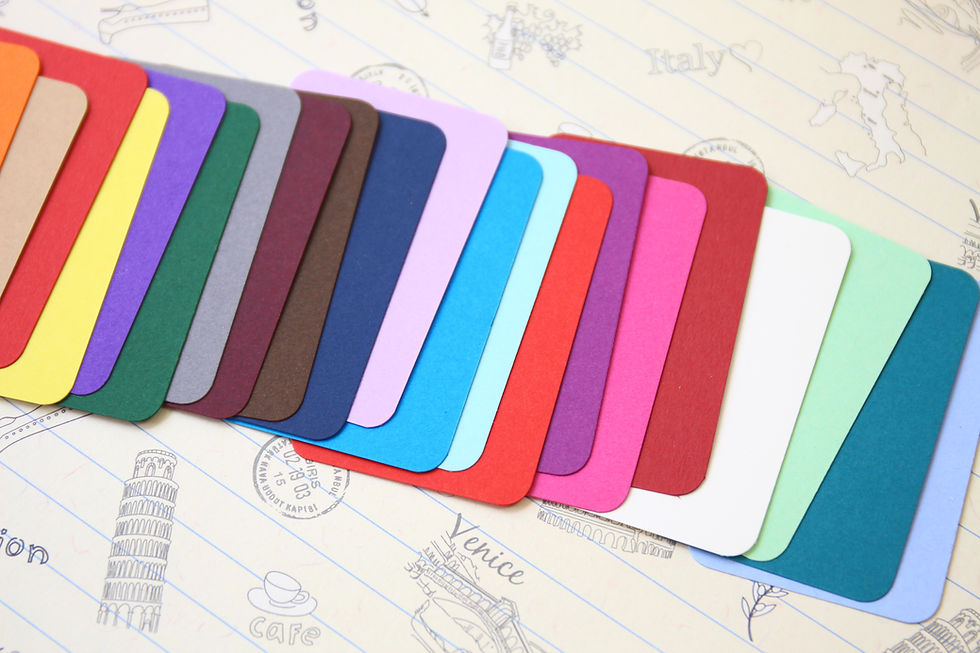 Thumbnail: postbox red papermill colour blank business cards