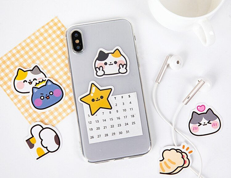 Thumbnail: sad cat candy poetry cartoon cute shapes stickers