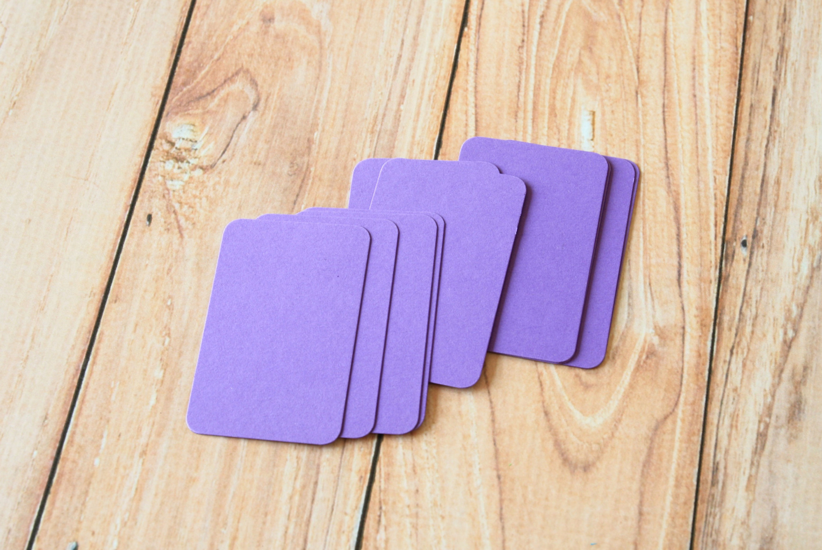 amethyst purple colorset blank business cards