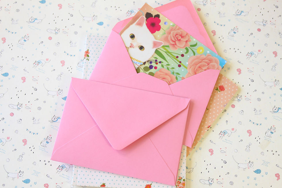 Thumbnail: rose pink vintage series c6 banker envelopes