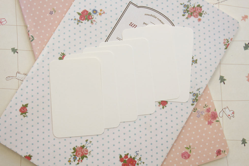 vanilla ivory craft style colour business cards