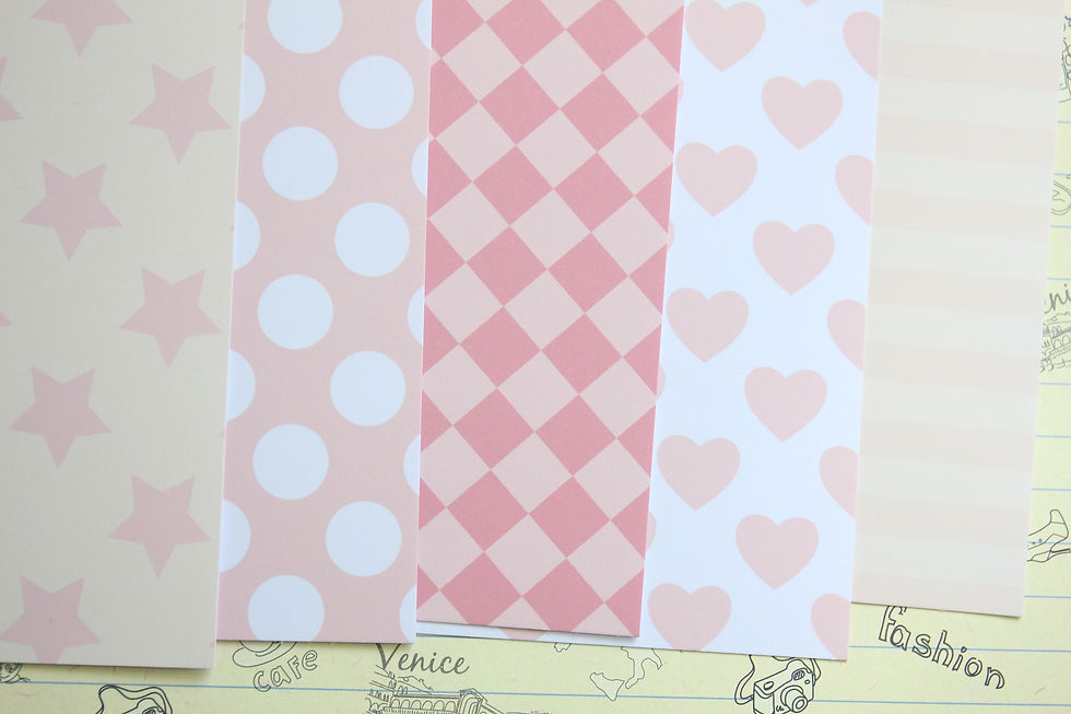 set 01 wedding patterns mix printed card stock