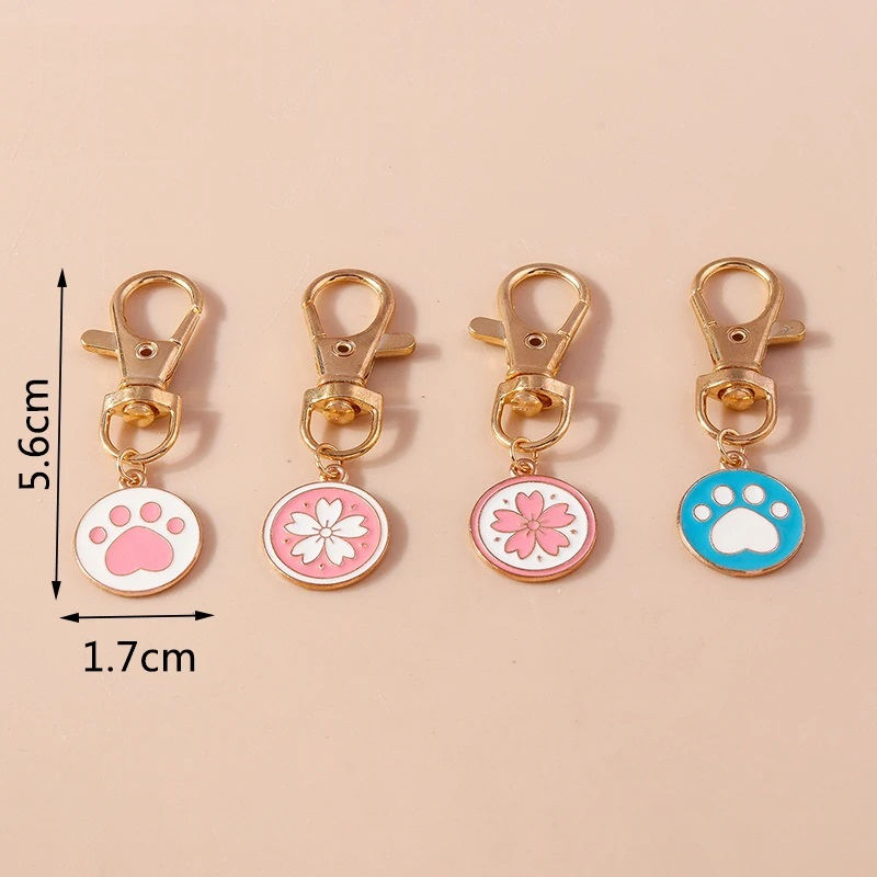 Thumbnail: flower paws keyring keychain