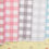 Thumbnail: set 04 colorful gingham mix printed card stock