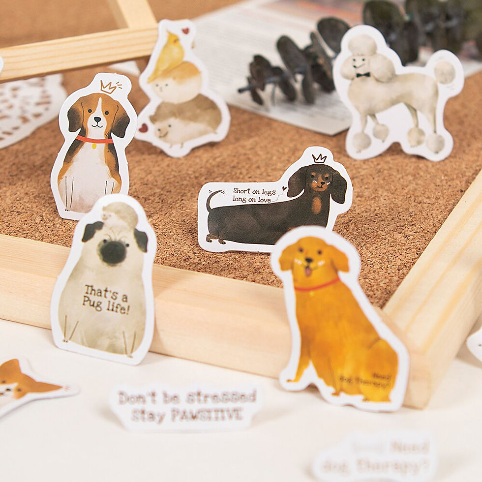 Thumbnail: dog day etari life cartoon shapes stickers