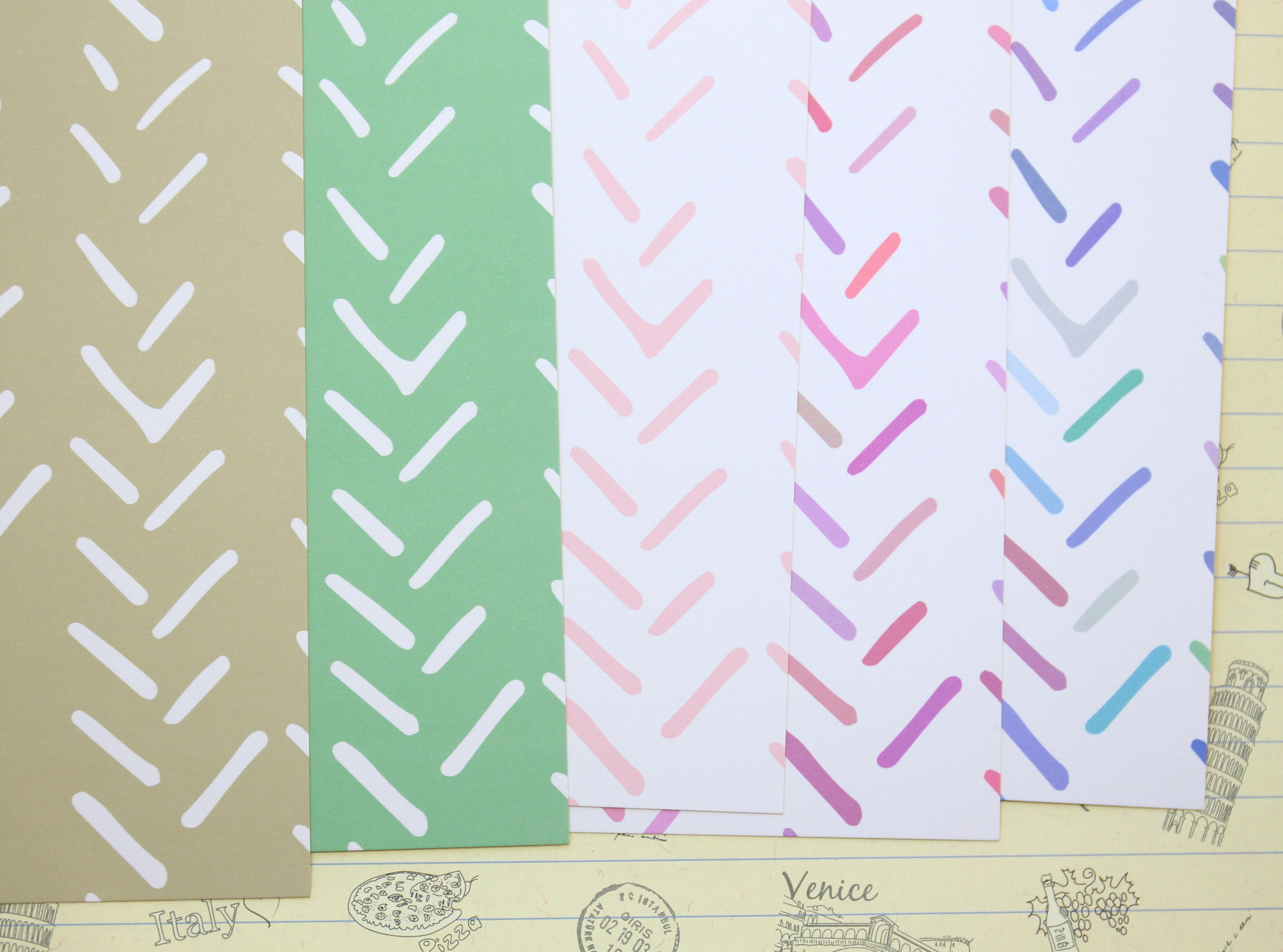 set 82 pitter patterns mix printed card stock