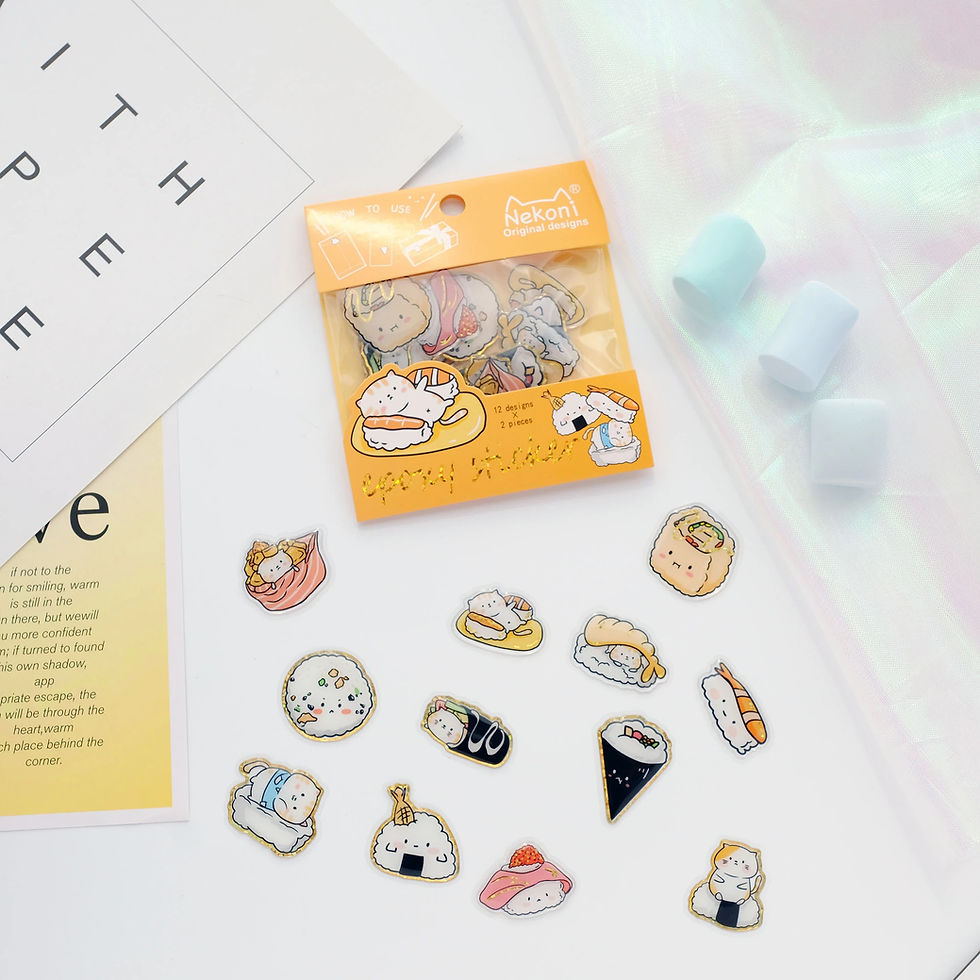 Thumbnail: nekoni epoxy cartoon sticker flakes