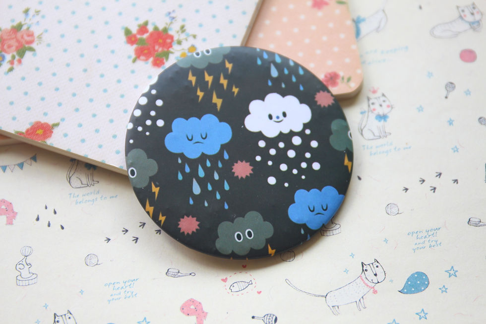 Thumbnail: cute cartoon pocket mirror