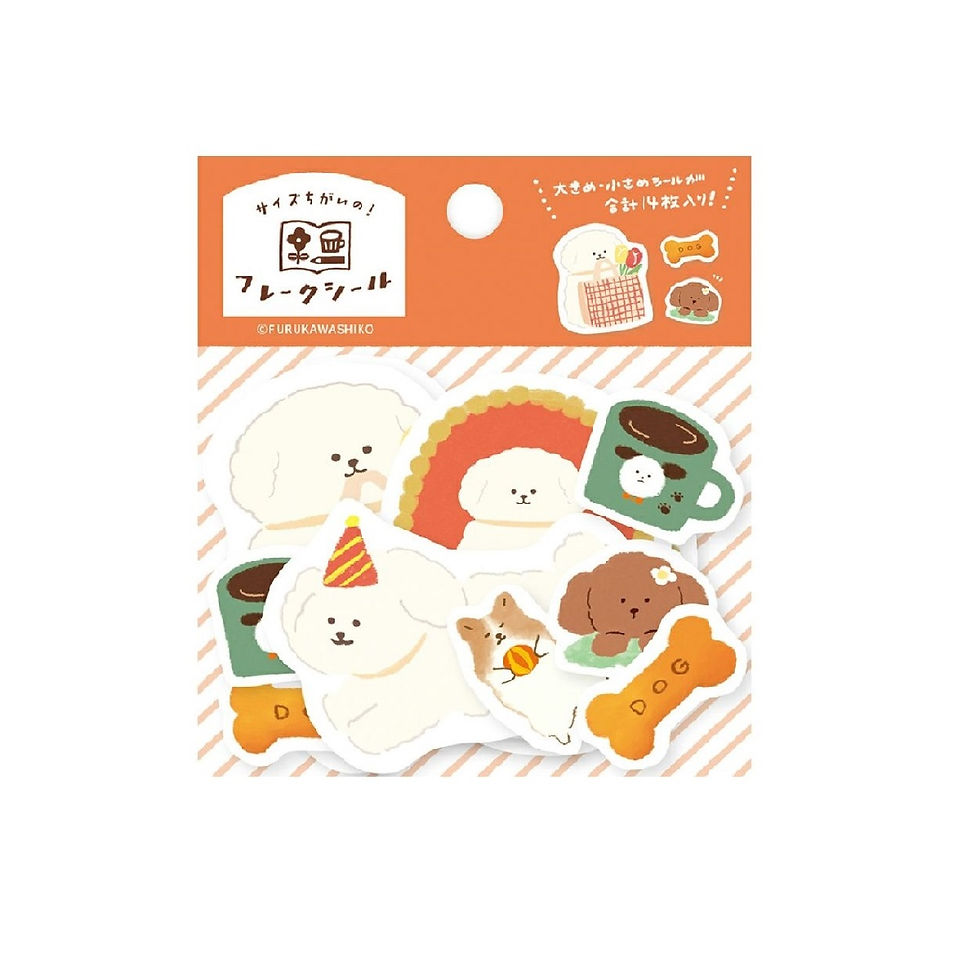 Thumbnail: furukawashiko watashi biyori flake seal stickers