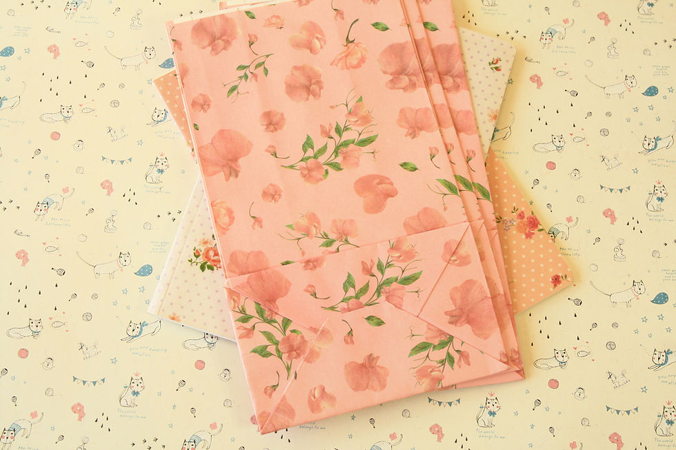 Thumbnail: country flowers floral paper bags