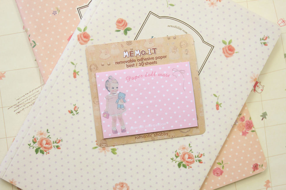 Thumbnail: paperdoll mate memo it cartoon sticky notes