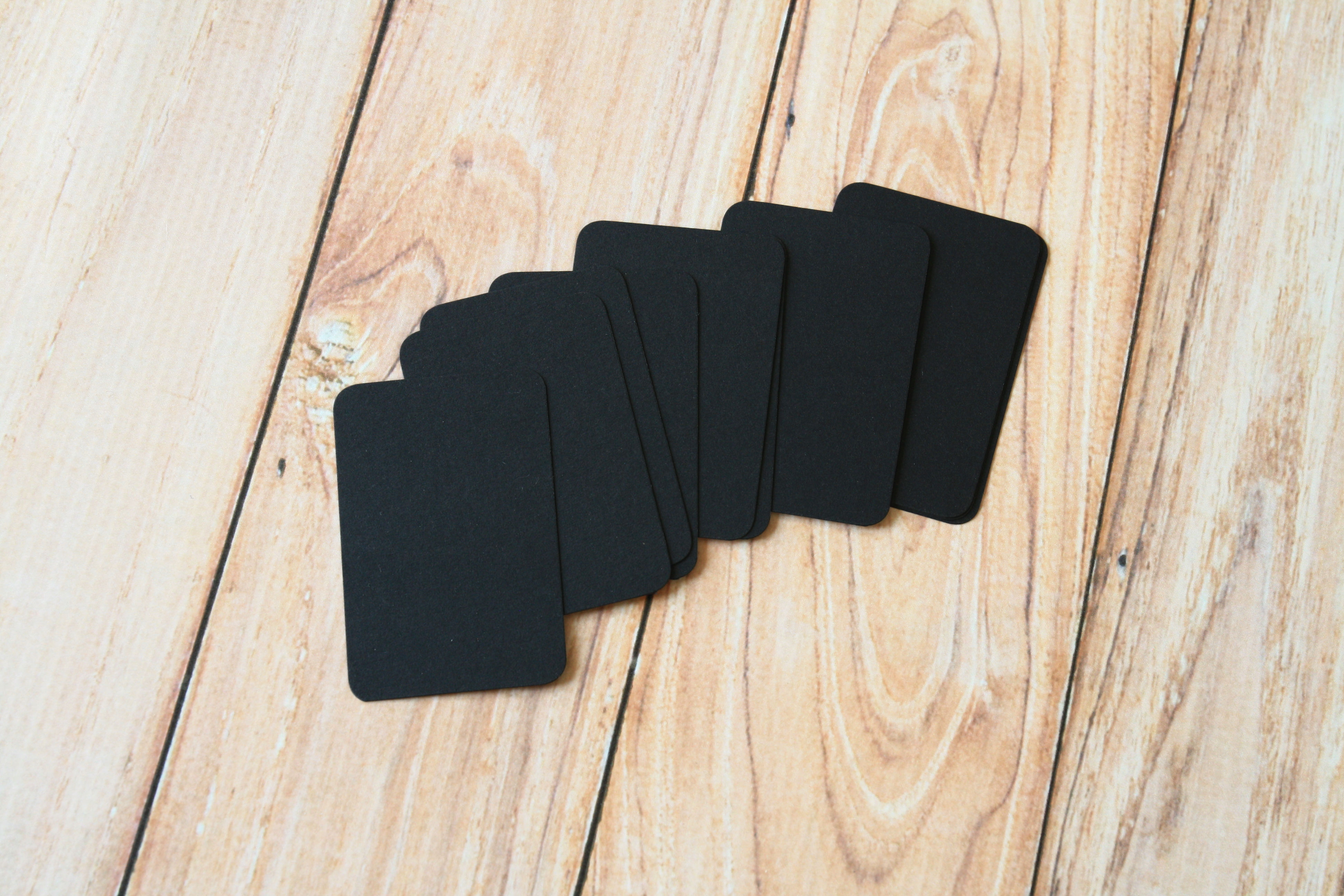 nero black colorset blank business cards