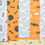 Thumbnail: set 01 blue & orange halloween printed card stock