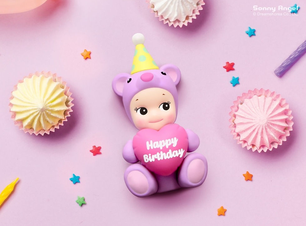 Thumbnail: sonny angel doll mini figure - birthday bear