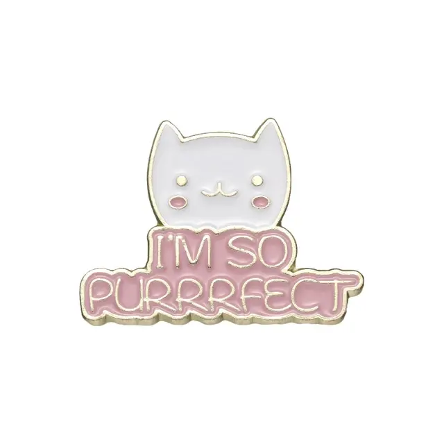 Thumbnail: purrfect cats enamel pin badge