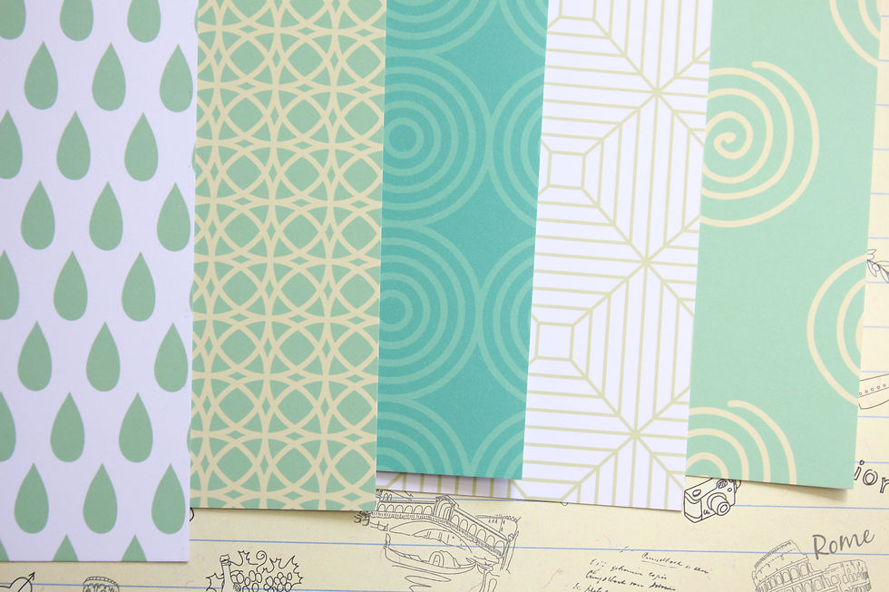 set 03 universal patterns mix printed card stock