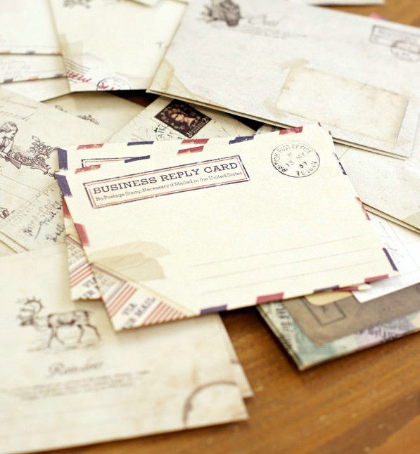 Thumbnail: ancien vintage style mini envelopes